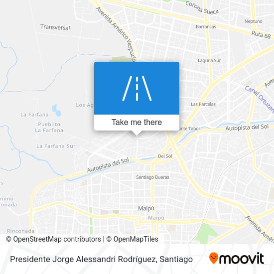 Presidente Jorge Alessandri Rodríguez map