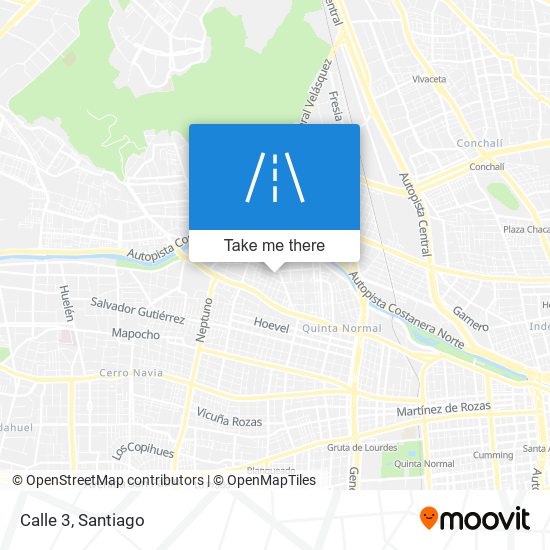 Calle 3 map