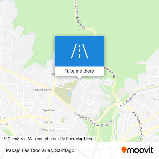 Pasaje Las Cinerarias map