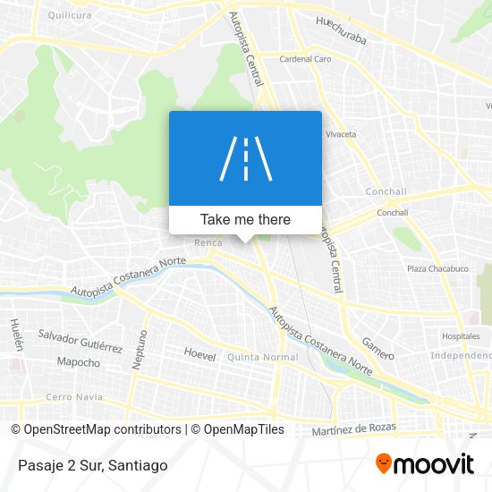 Mapa de Pasaje 2 Sur