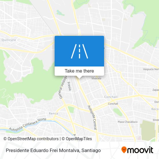 Mapa de Presidente Eduardo Frei Montalva