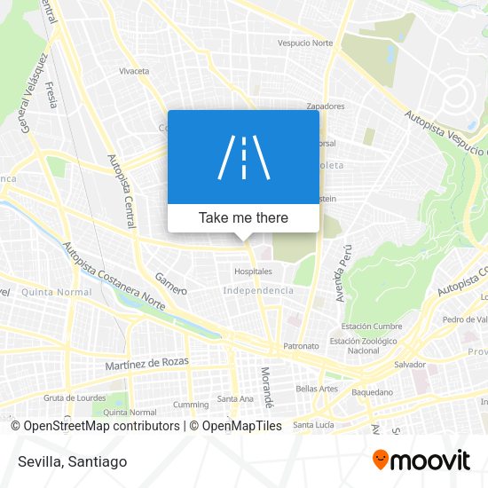 Sevilla map