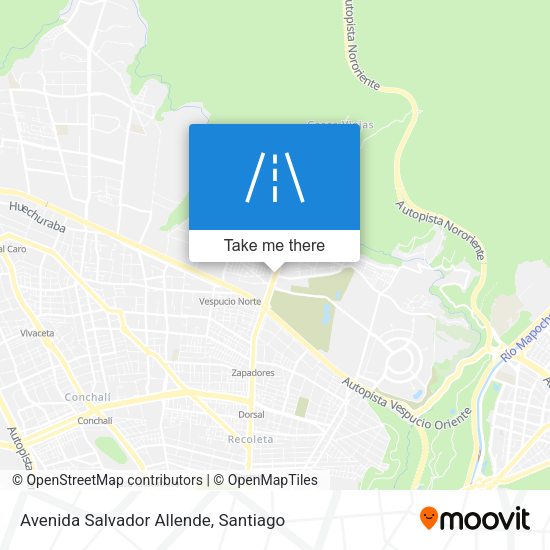 Avenida Salvador Allende map