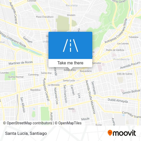 Mapa de Santa Lucía