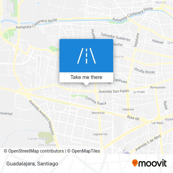 Mapa de Guadalajara