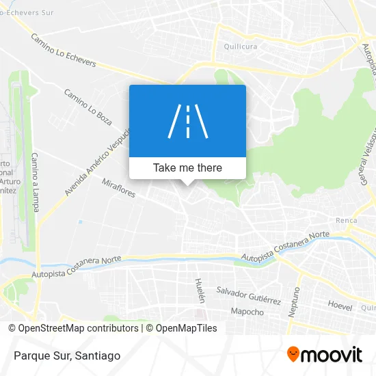 Parque Sur map