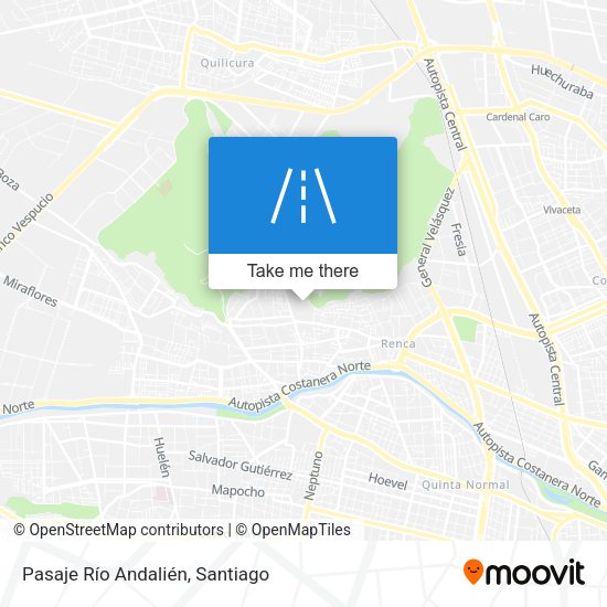 Pasaje Río Andalién map