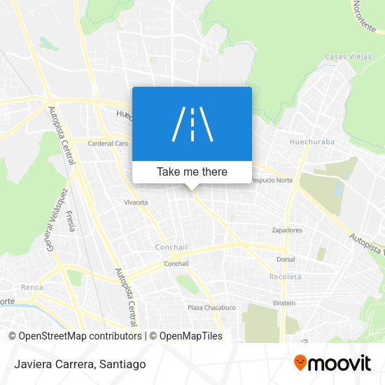 Mapa de Javiera Carrera