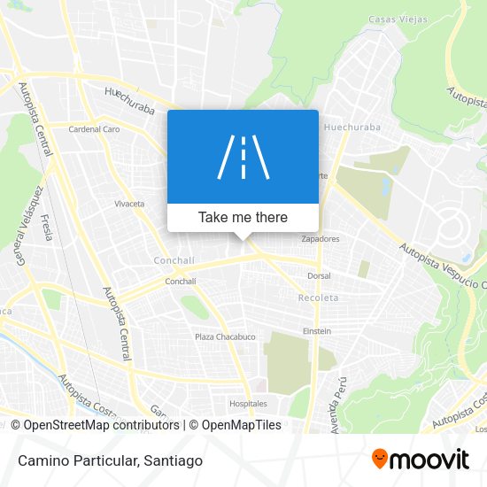 Mapa de Camino Particular
