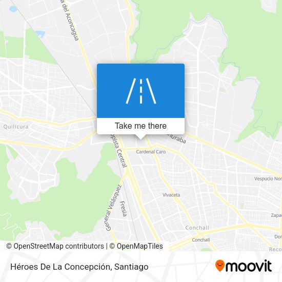 Héroes De La Concepción map