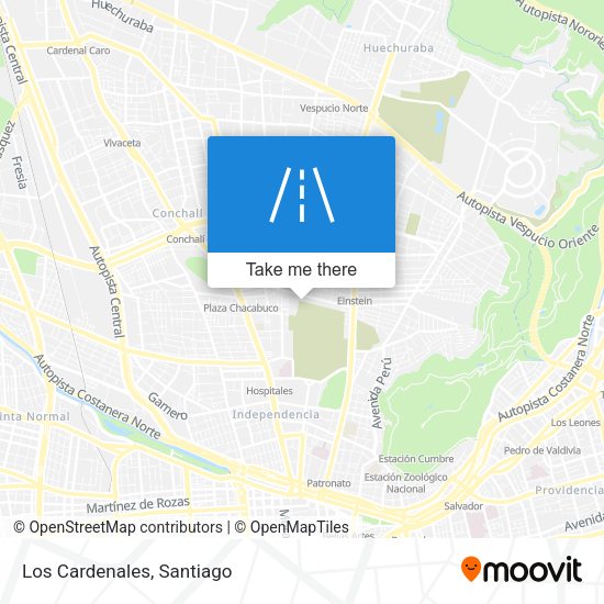 Mapa de Los Cardenales