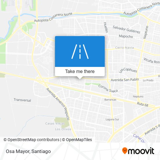 Osa Mayor map