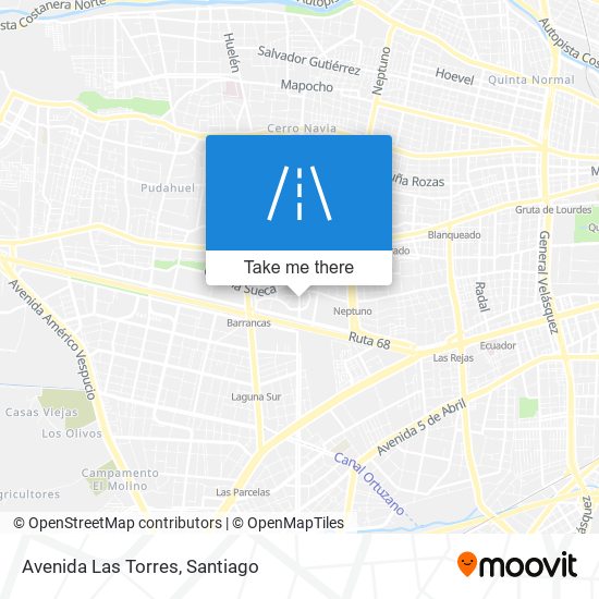 Mapa de Avenida Las Torres