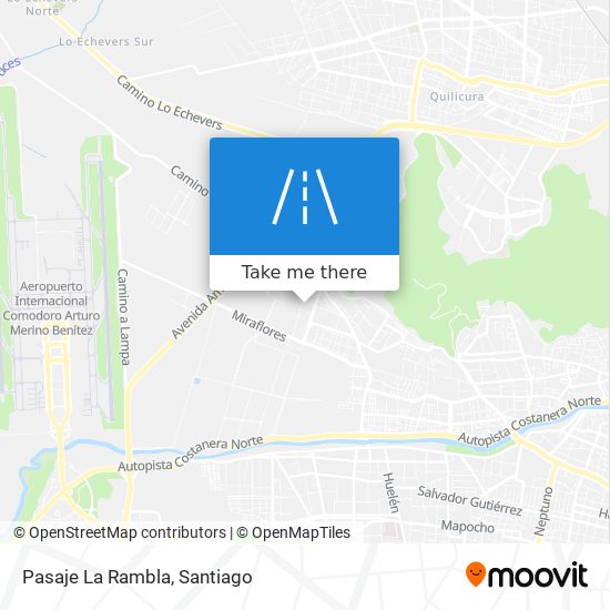 Mapa de Pasaje La Rambla