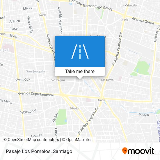 Mapa de Pasaje Los Pomelos