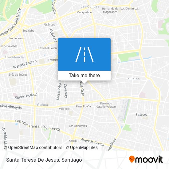 Santa Teresa De Jesús map