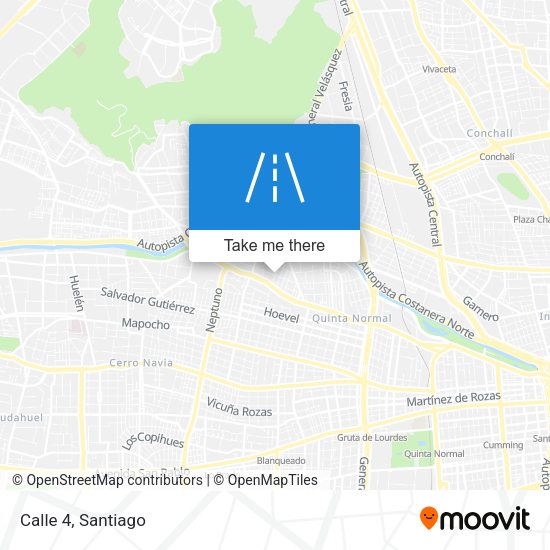 Calle 4 map