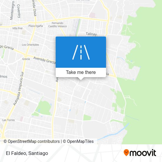 Mapa de El Faldeo