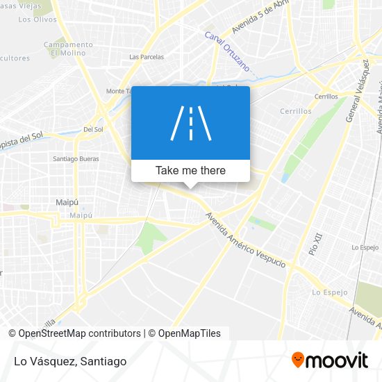 Mapa de Lo Vásquez