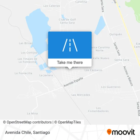 Avenida Chile map