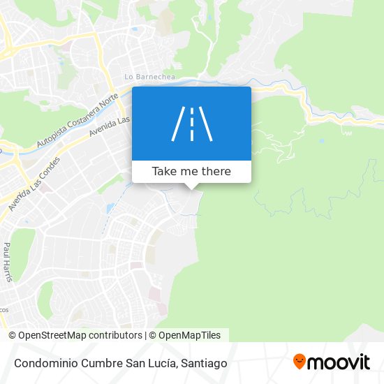 Condominio Cumbre San Lucía map