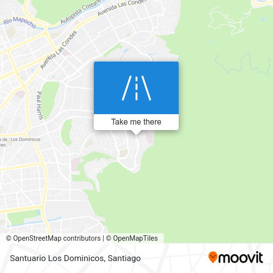 Mapa de Santuario Los Dominicos