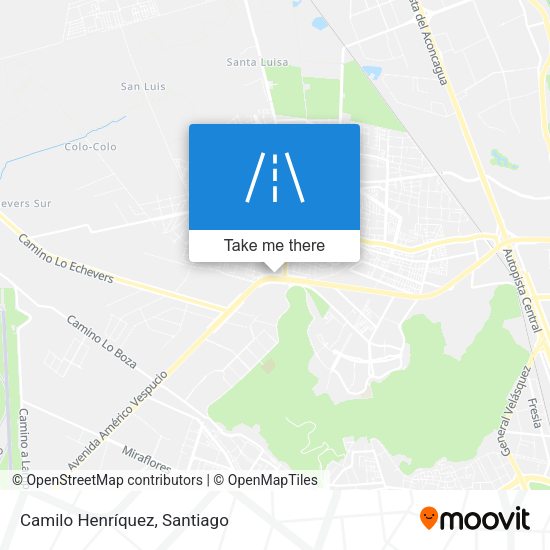 Camilo Henríquez map