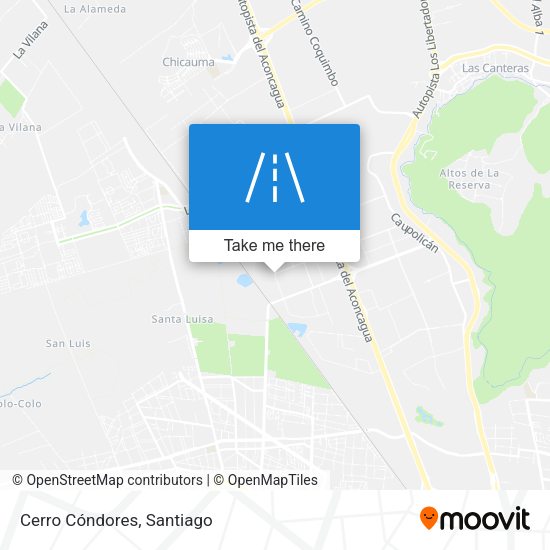 Mapa de Cerro Cóndores