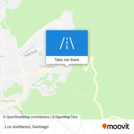 Mapa de Los Avellanos