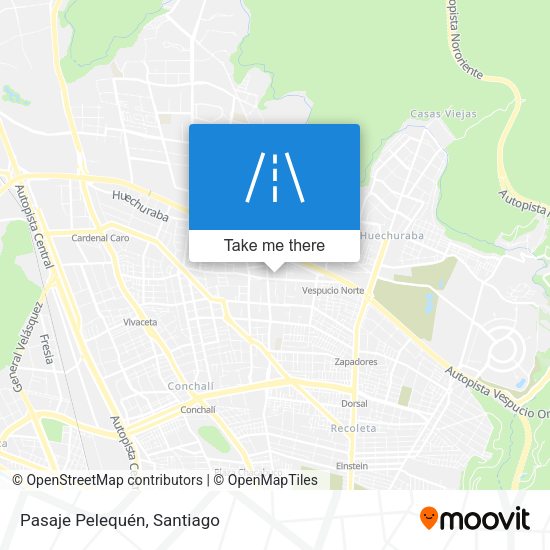 Pasaje Pelequén map