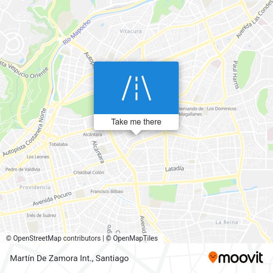 Martín De Zamora Int. map