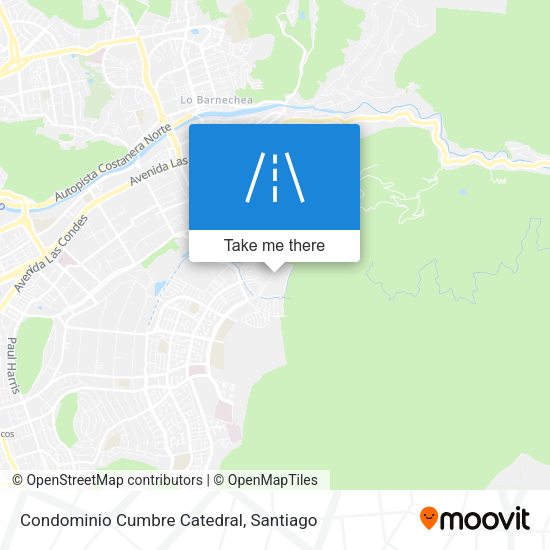 Condominio Cumbre Catedral map