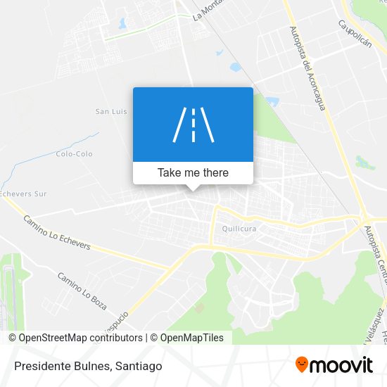 Presidente Bulnes map