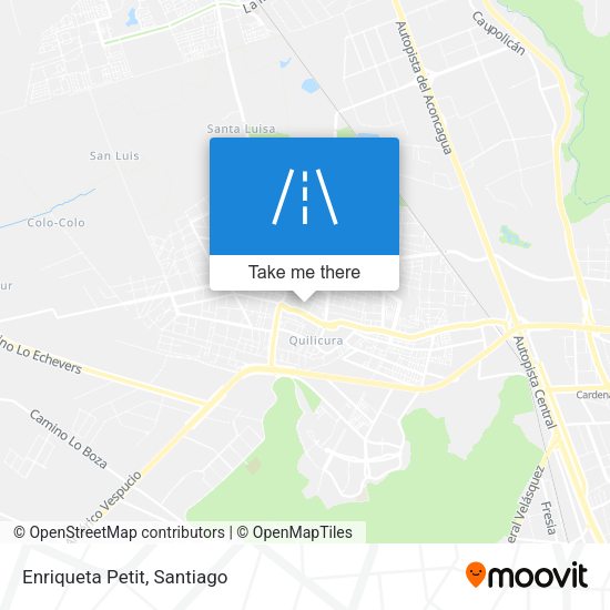 Mapa de Enriqueta Petit