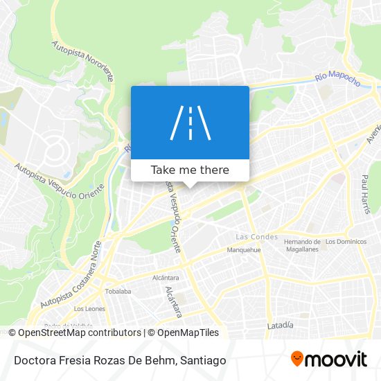 Doctora Fresia Rozas De Behm map