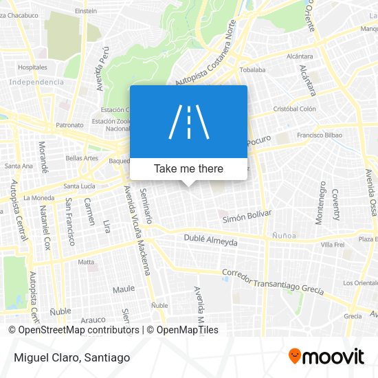 Mapa de Miguel Claro