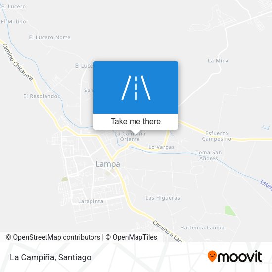 Mapa de La Campiña
