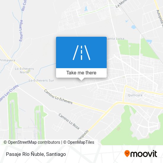 Pasaje Río Ñuble map