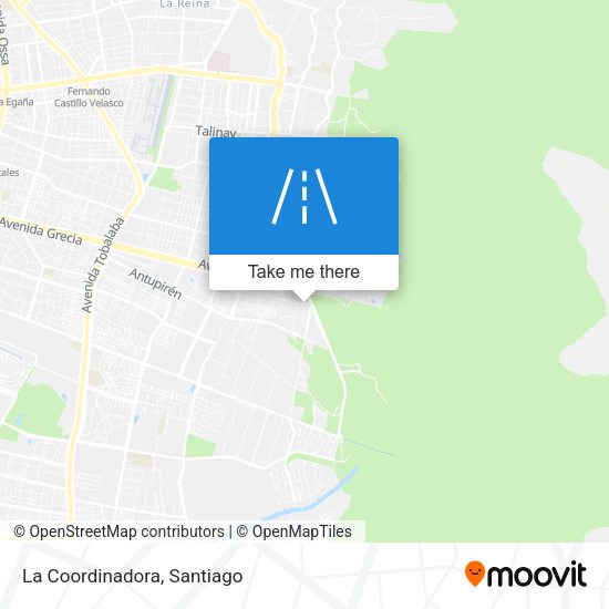 Mapa de La Coordinadora