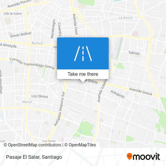 Mapa de Pasaje El Salar