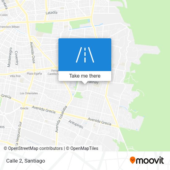 Calle 2 map