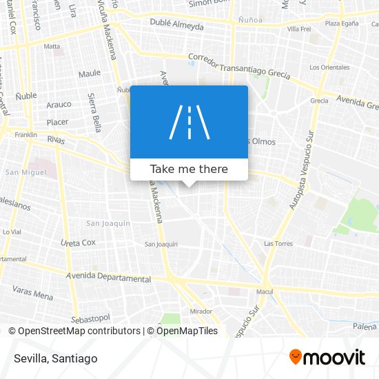 Sevilla map