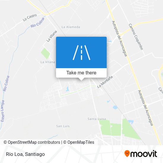 Mapa de Río Loa