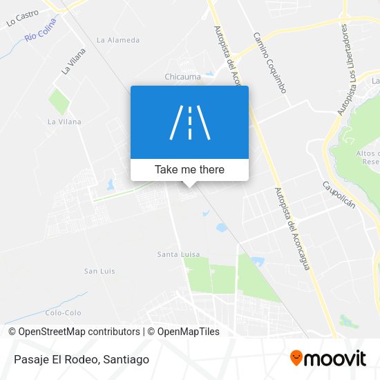 Mapa de Pasaje El Rodeo