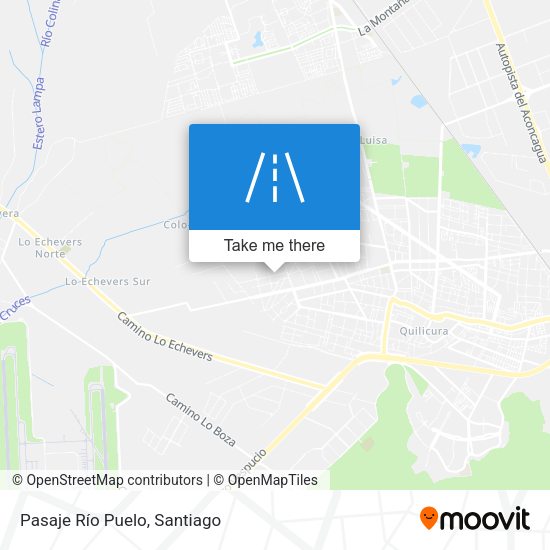 Pasaje Río Puelo map