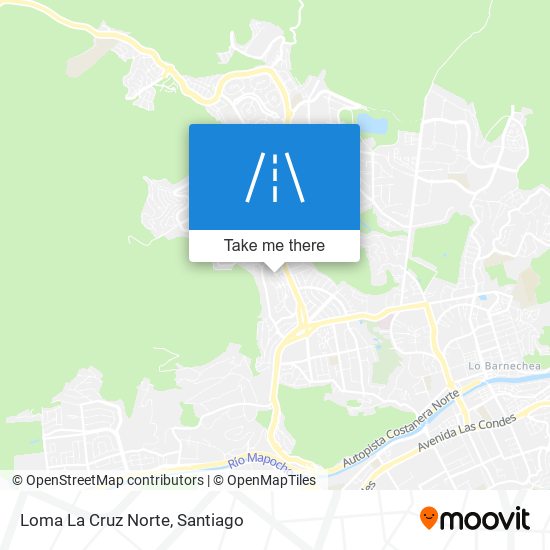 Loma La Cruz Norte map