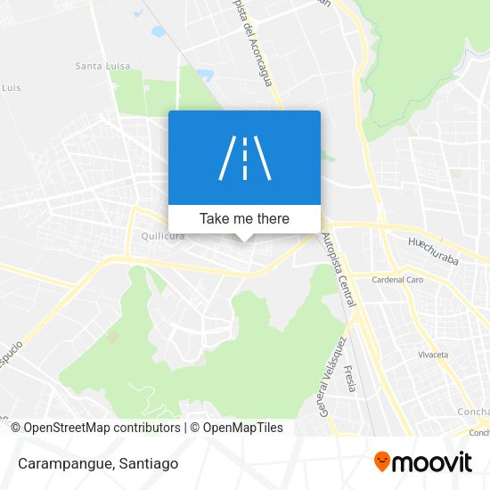 Mapa de Carampangue