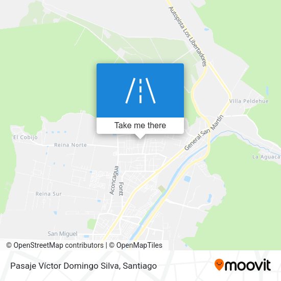 Mapa de Pasaje Víctor Domingo Silva