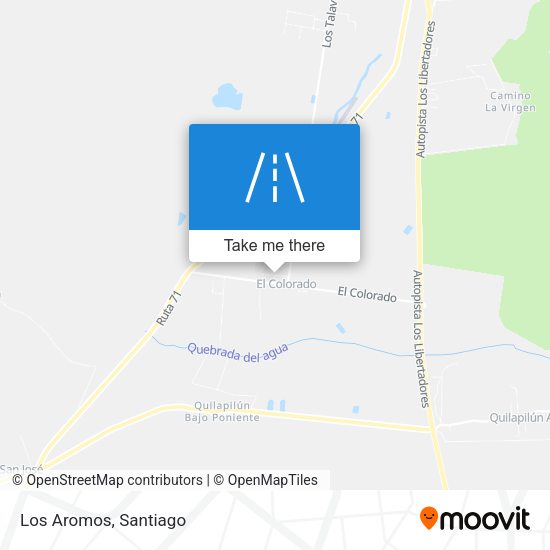 Mapa de Los Aromos