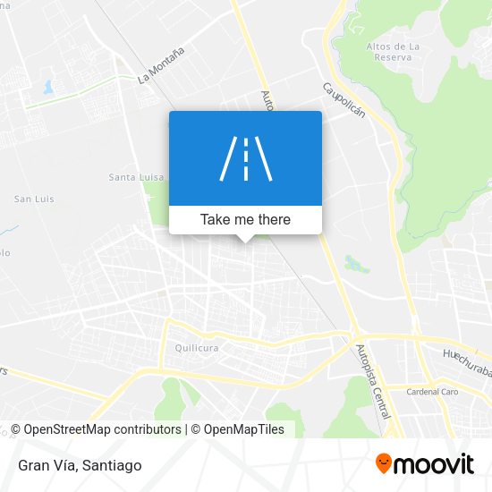 Mapa de Gran Vía